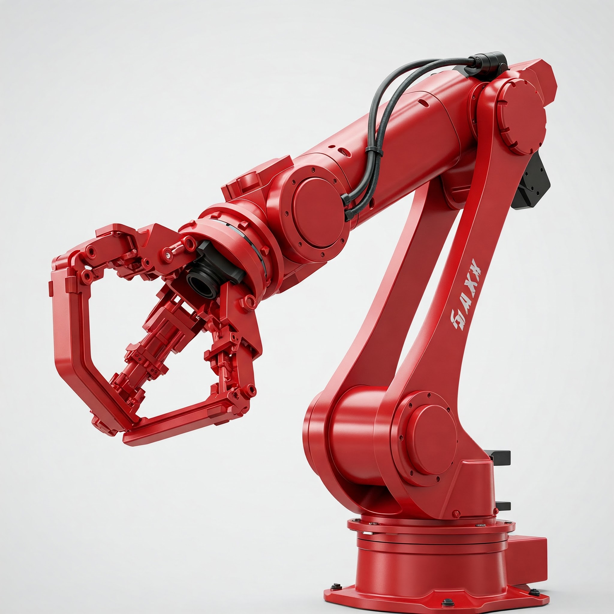 Industrial Robot Arm with Gripper